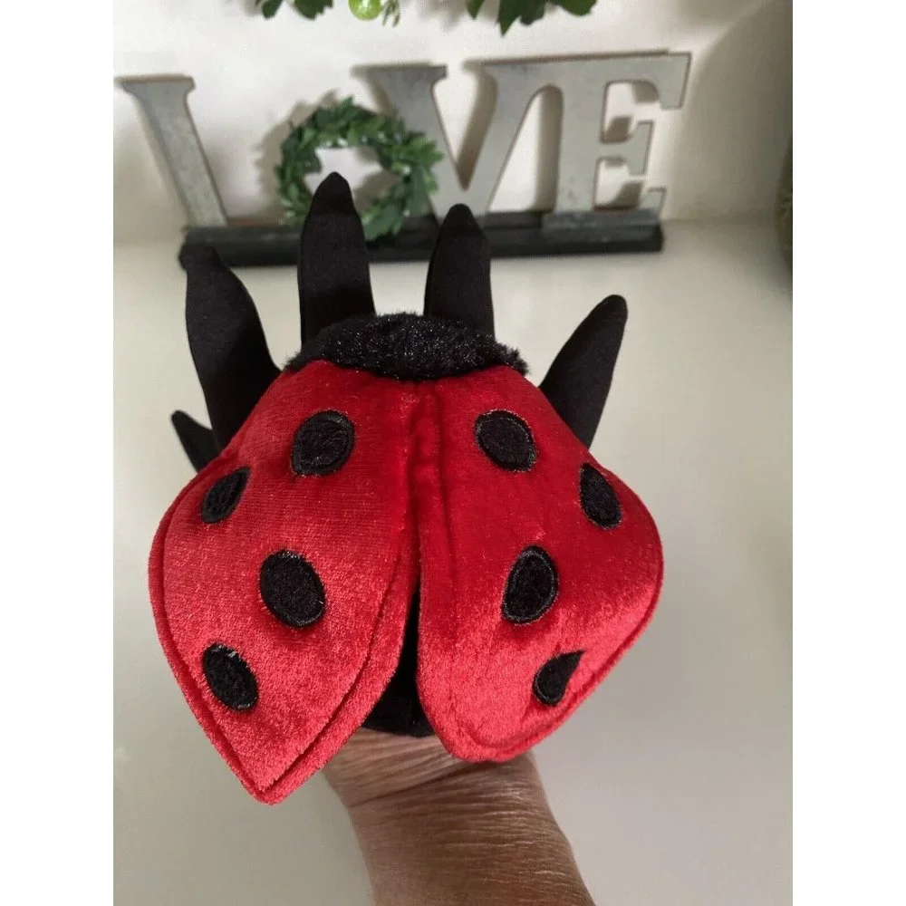 Folktails by Folkmanis Hand Puppet Lady Bug Red 5